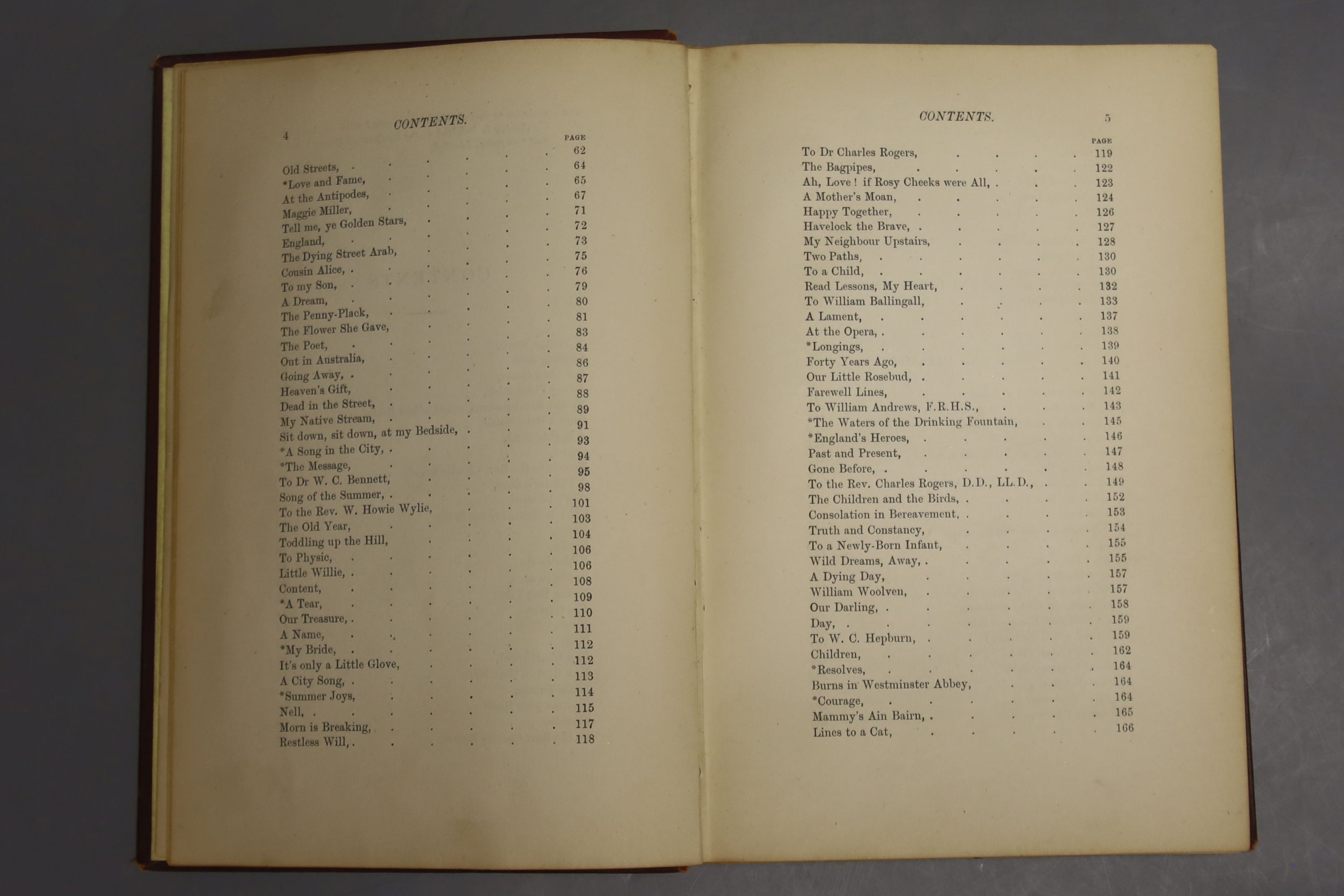Barr, Matthias – Poems. Sixth and enlarged edition, commissioned in memory of the poet’s son, 16mo, signed by Barr in 1906, with two handwritten signed poems (front and back) and an original portrait photograph and other